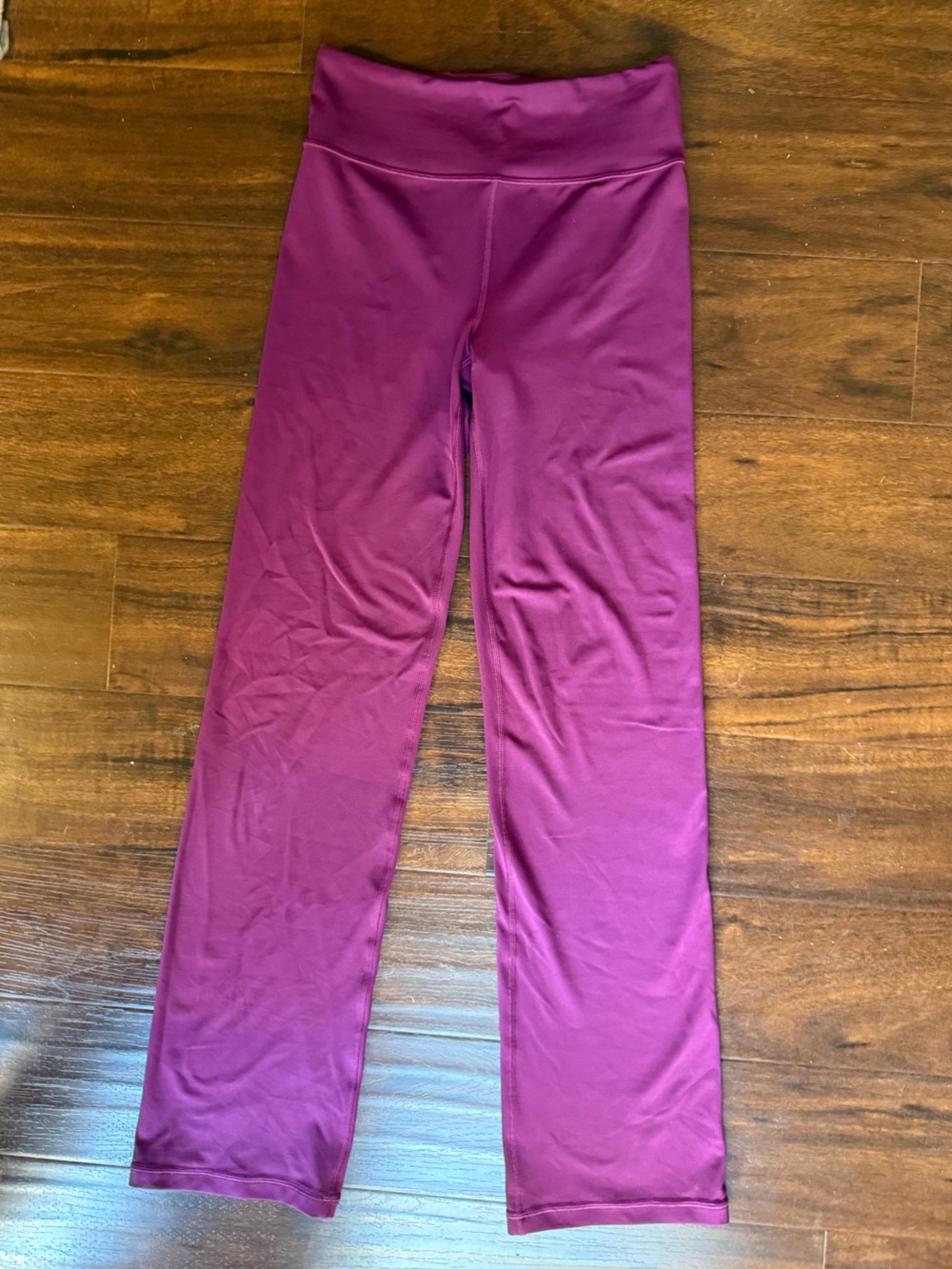 Athleta Elation Ultra High Rise Straight Leg Pant in Plum size small - Picture 2 of 4